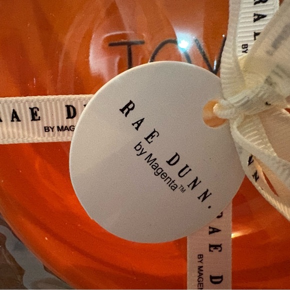 Rae Dunn Spooky Halloween Bowl Set on Wood Holder
Black and Orange - Picture 2 of 5